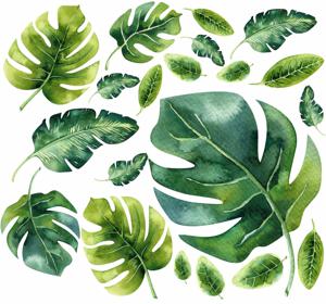 Muursticker - Monstera Bladeren