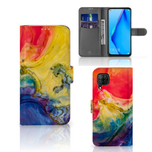 Hoesje Huawei P40 Lite Watercolor Dark