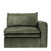 Rivièra Maison Modulaire Bank 'Continental' Corner Rechts, Velvet, kleur Ivy