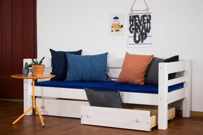 MOJO Basisbed White Wash 70 x 160 cm - inclusief montage MOJO Basisbed White Wash 70 x 160 cm - inclusief montage