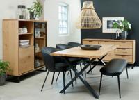 Eettafel Reno Naturel Tafelblad 90x180 cm - Giga Living - thumbnail