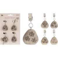 Tafelkleedgewichten steen set a 4 stuks
