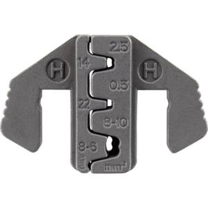 TOOLCRAFT PLE-0H Krimp-onderdelen Platte stekkers, D-sub stekkers Krimpbereik: 2.5 tot 10 mm² Geschikt voor merk: TOOLCRAFT PZ-500