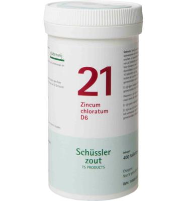 Pfluger Zincum Chloratum 21 D6 Schussler (400tb)