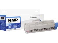 KMP Tonercassette vervangt OKI 44315306 Compatibel Magenta 6000 bladzijden O-T33
