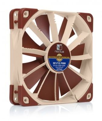 Noctua NOC-NF-F12-PWM Computer behuizing Ventilator 12 cm Beige, Bruin 1 stuk(s)