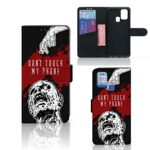 Samsung Galaxy M31 Portemonnee Hoesje Zombie Blood