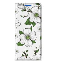 OPPO Reno 6 Pro Plus 5G Smart Cover Dogwood Flowers