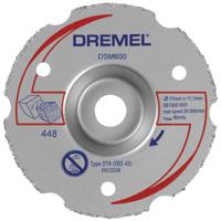 Dremel 2615S600JB Doorslijpschijf gebogen 77 mm 1 stuk(s) Hardhout, Zacht hout, Multiplex, Laminaat, Vezel, Kunststof, Gipskarton, Plexiglas, Vinyl - thumbnail