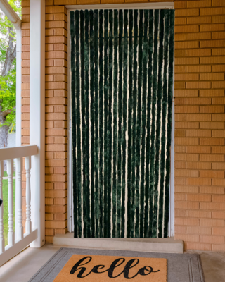 Vliegengordijn Kattenstaarten Groen - 90cm x 220cm