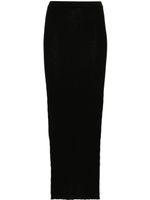 Rick Owens Sacris ribbed-knit maxi skirt - Noir - thumbnail