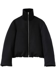 Jil Sander veste matelassée en cachemire - Noir