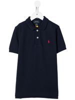 Ralph Lauren Kids polo à logo brodé - Bleu - thumbnail