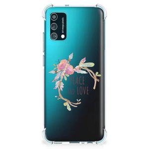 Samsung Galaxy M02s | A02s Stevig Bumper Hoesje Boho Text