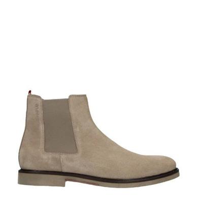 Manfield suède chelsea boots beige