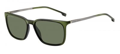 Hugo Boss zonnebril 1183/S 1ED/QT heren cat.3 groen/groen Hugo Boss zonnebril 1183/S 1ED/QT heren cat.3 groen/groen