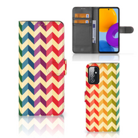 Samsung Galaxy M52 Telefoon Hoesje Zigzag Multi Color