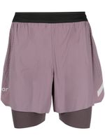 Soar short à design superposé - Violet