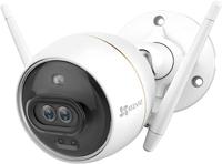 EZVIZ C3X Outdoor Wi-Fi-camera met Kleurnachtzicht Videocamera Wifi Surveillance Outdoor IP-camera ai Kunstmatige intelligentie Ondersteunt iOS / Android Alexa, dubbele lens, Wit