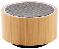 XD Collection speaker Bamboo 3W bluetooth led lichtbruin 2 delig