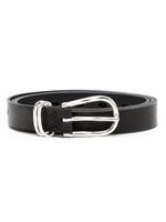 WERKSTATT:MÜNCHEN elongated-buckle leather belt - Noir