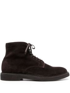 Officine Creative Hopkins suede ankle boot - Marron