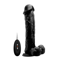 RealRock by Shots Vibrating Realistic Cock with Scrotum - 11 / 28 cm - thumbnail