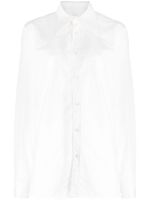 Maison Margiela chemise rayée à col pointue - Blanc - thumbnail