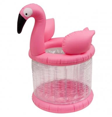 Enjoy Summer Opblaasbare ijshouder 75 cm Flamingo roze