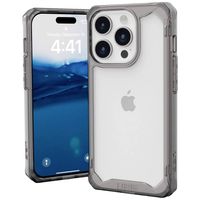 Urban Armor Gear Plyo Backcover Apple iPhone 15 Pro Grijs (transparant)