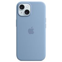 iPhone 15 Plus Apple Siliconen Hoesje met MagSafe MT193ZM/A - Winterblauw