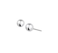 TFT Oorknoppen Bol Zilver Gerhodineerd Glanzend 3 mm x 3 mm