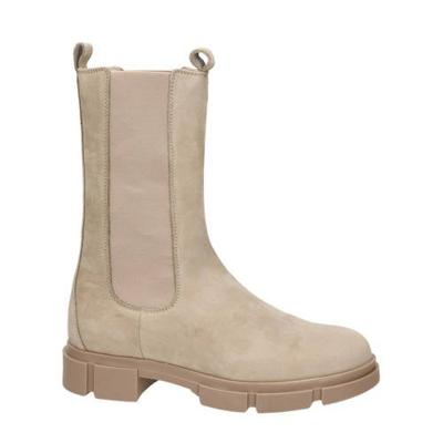 Nelson hoge nubuck chelsea boots taupe Nelson hoge nubuck chelsea boots taupe