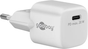 goobay USB-C PD GaN snellader Nano (20 W) oplader 1x USB-C, Power Delivery 3.0