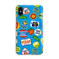 Fruitsticker: iPhone X Volledig Geprint Hoesje - thumbnail