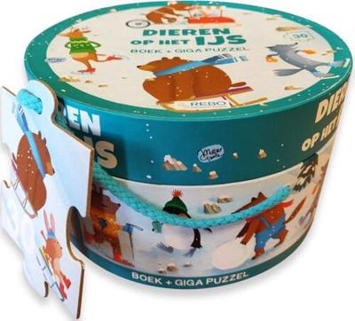 Dieren Op Het IJs - Boek + Giga Puzzel - Puzzel;Puzzel (9789036640534) Dieren Op Het IJs - Boek + Giga Puzzel - Puzzel;Puzzel (9789036640534)