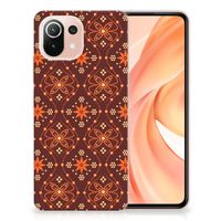 Xiaomi Mi 11 Lite | 11 Lite 5G NE TPU bumper Batik Brown