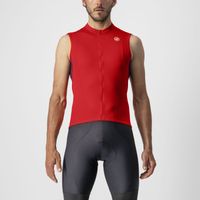 Castelli Entrata VI mouwloos fietsshirt rood heren XXL - thumbnail