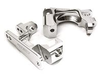 Integy Machined Caster Blocks - Traxxas Stampede 4X4/Slash 4X4/Rustler 4X4 - Zilver