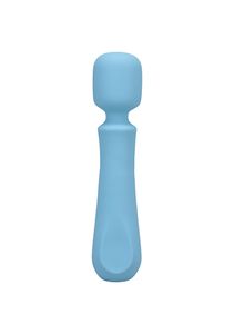 Euphoria - Rechargeable Silicone Wand Vibe - Blue