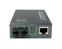 LevelOne GVT-2014 RJ45 naar SC Gigabit Media Converter PoE PSE, Singlemode Glasvezel, 20 km