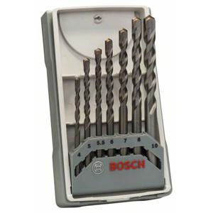 Bosch Accessories CYL-3 2607017083 Carbide Beton-spiraalboren set 7-delig 4 mm, 5 mm, 5.5 mm, 6 mm, 7 mm, 8 mm, 10 mm Cilinderschacht 1 set(s)