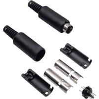 TRU COMPONENTS 1578798 Miniatuur-DIN-connector Stekker, recht Aantal polen: 6 1 stuk(s)