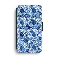 Blauw motief: iPhone XS Max Flip Hoesje