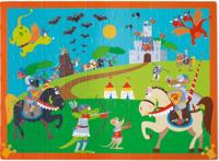 Scratch legpuzzel Riddergevecht 60 stukjes