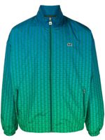 Lacoste veste de sport à imprimé monogrammé - Bleu - thumbnail