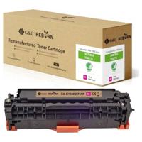 G&G Toner vervangt HP, Canon 304A, 305A, 312A, 718M Compatibel Magenta 2800 bladzijden Reborn remanufactured 21222