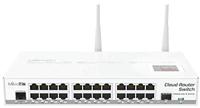 MikroTik CRS125-24G-1S-2HnD-IN - CRS125-24G-1S-2HND-IN Dual Band (2,4 GHz/5 GHz) Gigabit Ethernet WLAN-router CRS125-24G-1S-2Hn L5 24xGig LAN, 1xSFP, 2.4GHz 802.11b/g/n, 1 x micro-USB