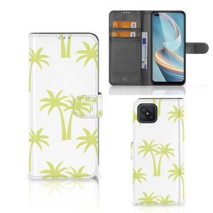 OPPO Reno4 Z Hoesje Palmtrees