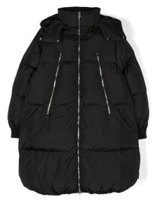 MM6 Maison Margiela Kids doudoune à fermeture zippée - Noir